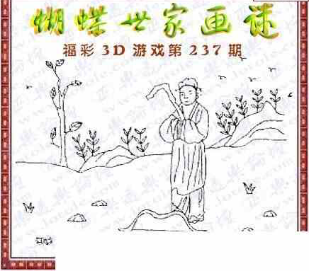 24237期: 3D蝴蝶世家蝴蝶彩图