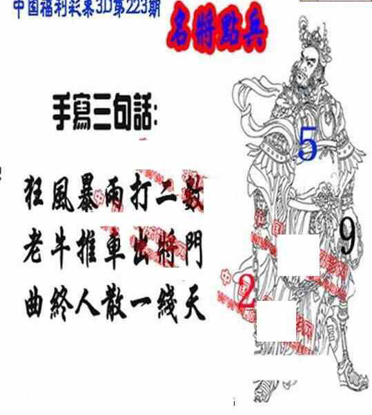 24223期: 福彩3D丹东全图分析