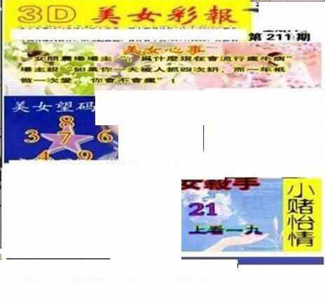 24211期: 三毛3D精品图谜