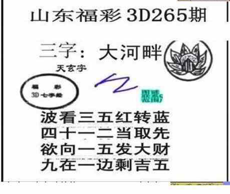 24265期: 三毛3D精品图谜