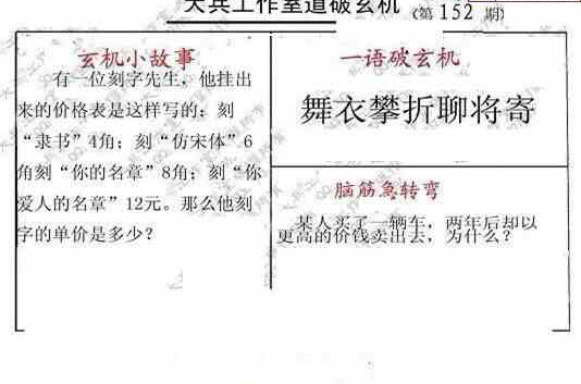 24152期: 大兵福彩3D黄金报图版