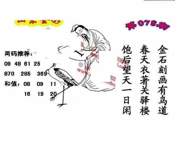 24078期: 福彩3D丹东全图分析