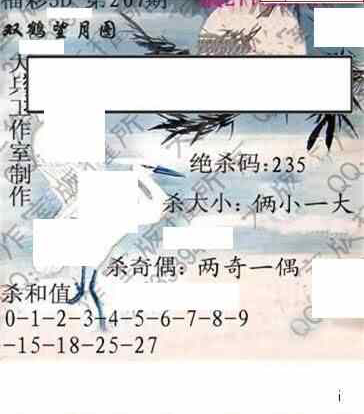 24207期: 大兵福彩3D黄金报图版