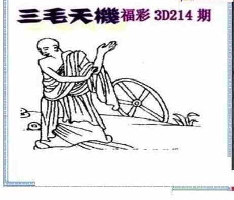 24214期: 三毛3D精品图谜