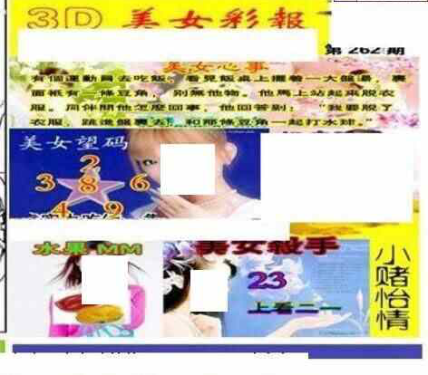 24262期: 三毛3D精品图谜