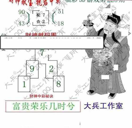 24226期: 大兵福彩3D黄金报图版