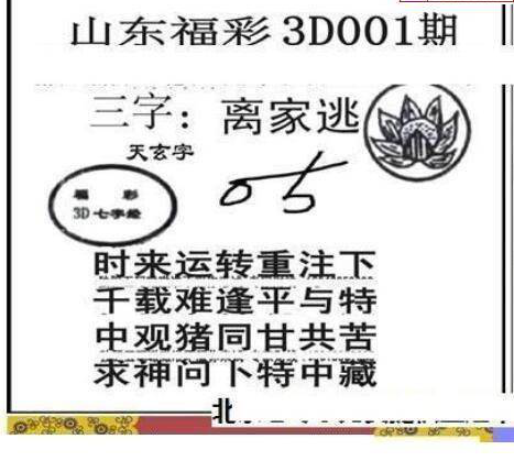 25001期: 三毛3D精品图谜