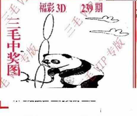 24239期: 三毛3D精品图谜