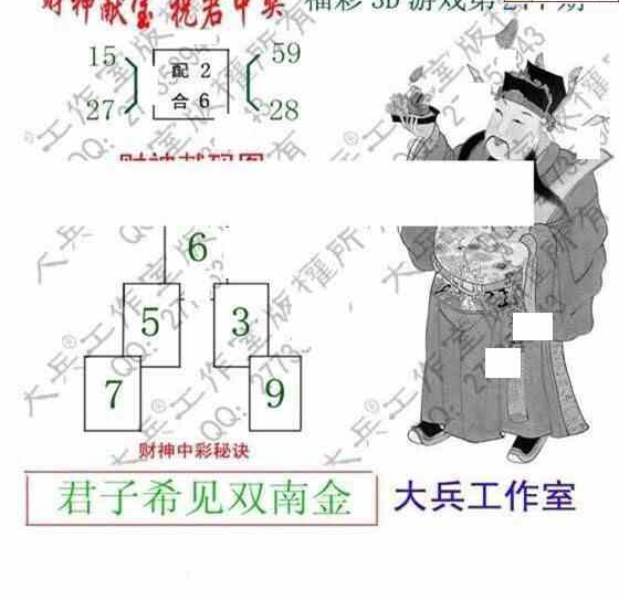 24277期: 大兵福彩3D黄金报图版