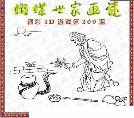 24209期: 3D蝴蝶世家蝴蝶彩图