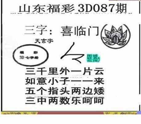 24087期: 三毛3D精品图谜