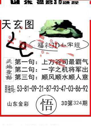 24324期: 福彩3D丹东全图分析