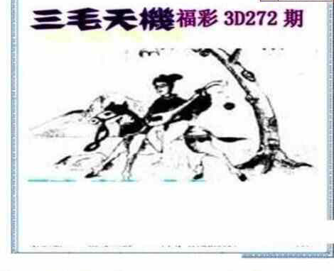 24272期: 三毛3D精品图谜