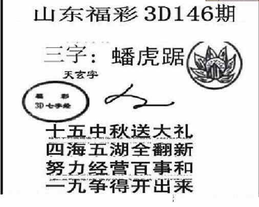 24146期: 三毛3D精品图谜