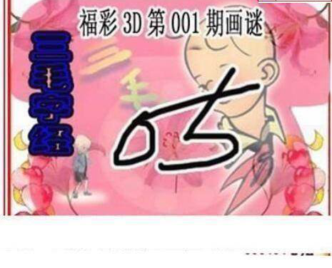 25001期: 三毛3D精品图谜