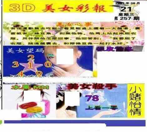 24257期: 三毛3D精品图谜