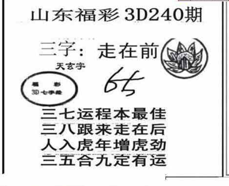 24240期: 三毛3D精品图谜