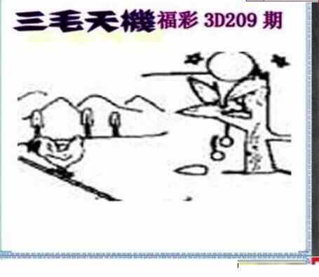 24209期: 三毛3D精品图谜