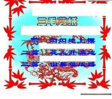 24078期: 三毛3D精品图谜