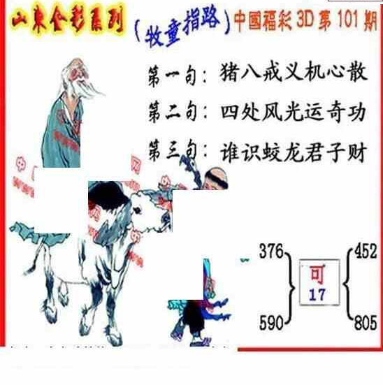 24101期: 福彩3D丹东全图分析