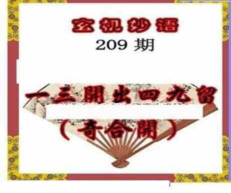 24209期: 三毛3D精品图谜