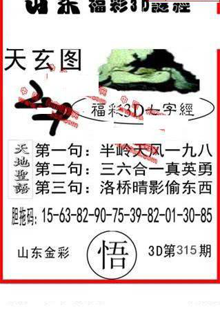 24315期: 福彩3D丹东全图分析