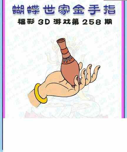 24258期: 3D蝴蝶世家蝴蝶彩图