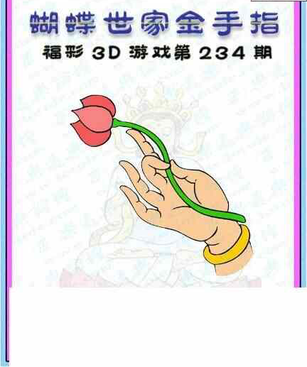 24234期: 3D蝴蝶世家蝴蝶彩图