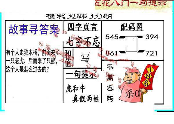 24335期: 福彩3D丹东全图分析