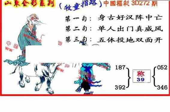 24272期: 福彩3D丹东全图分析