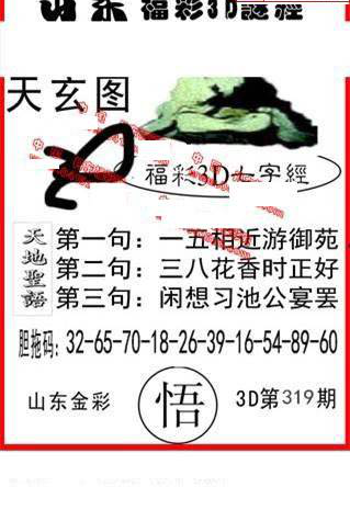 24319期: 福彩3D丹东全图分析