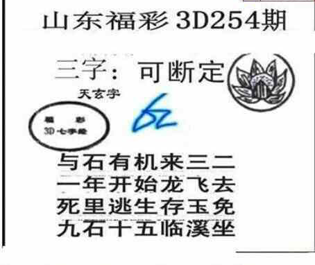 24254期: 三毛3D精品图谜