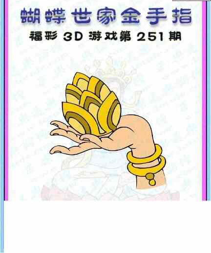 24251期: 3D蝴蝶世家蝴蝶彩图