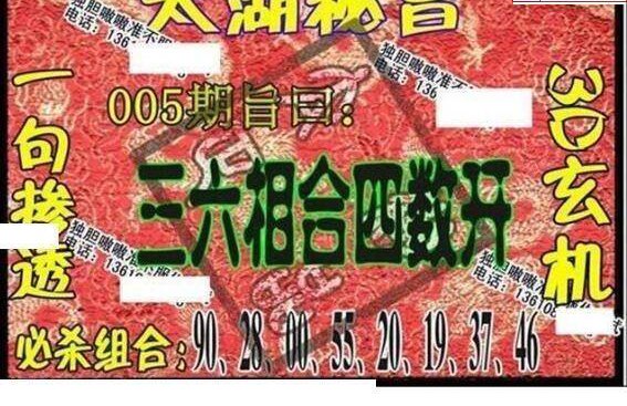 25005期: 太湖图福彩3D精品预测