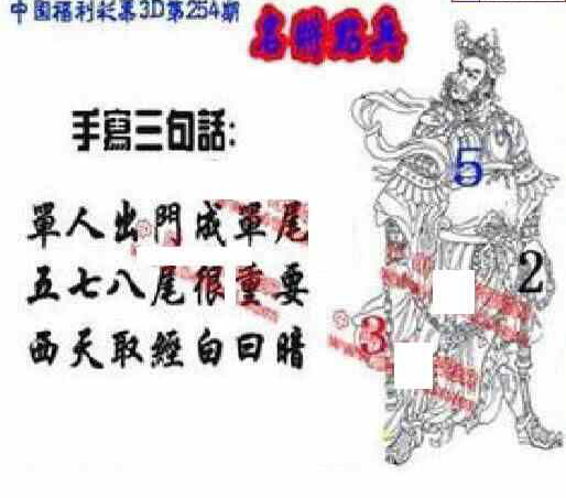 24254期: 福彩3D丹东全图分析