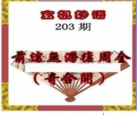 24203期: 三毛3D精品图谜