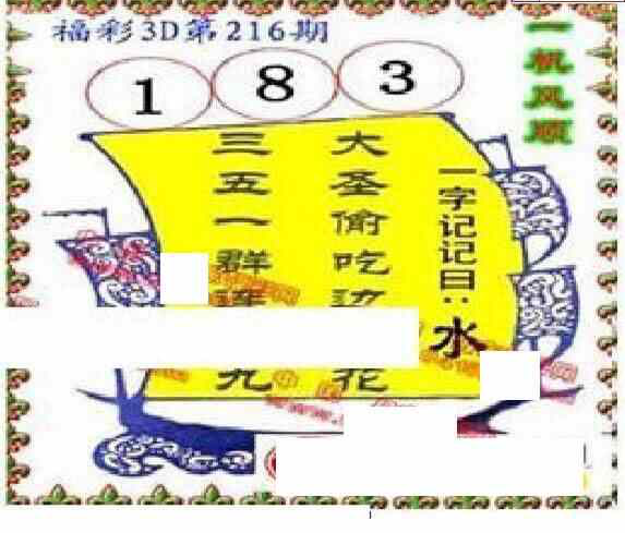 24216期: 福彩3D丹东全图分析