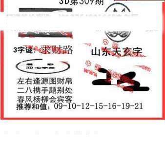 24309期: 福彩3D丹东全图分析