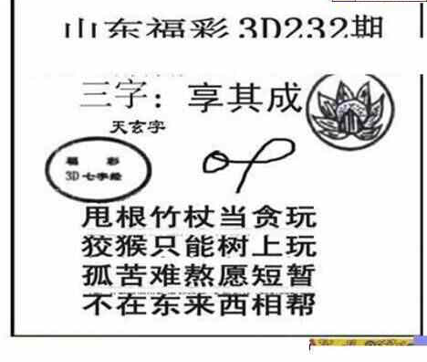 24232期: 三毛3D精品图谜