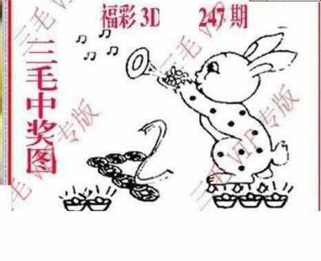 24247期: 三毛3D精品图谜