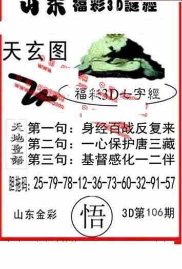 24106期: 福彩3D丹东全图分析