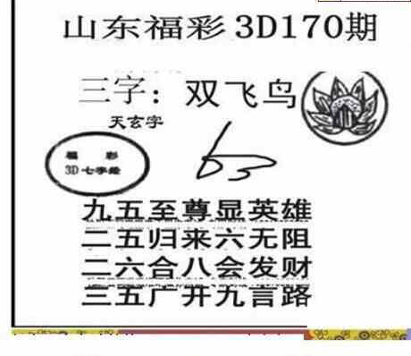 24170期: 三毛3D精品图谜