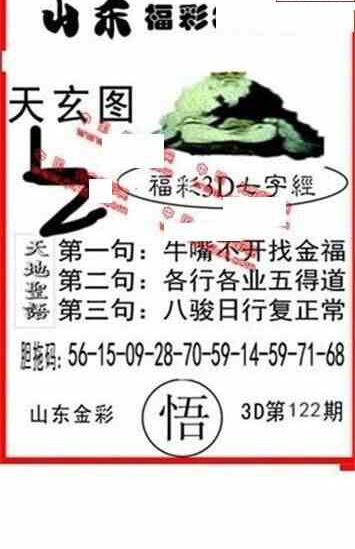 24122期: 福彩3D丹东全图分析