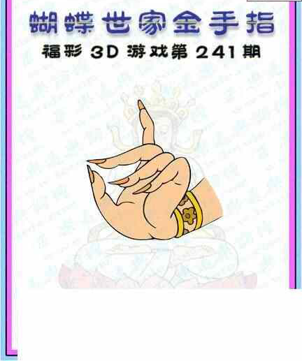 24241期: 3D蝴蝶世家蝴蝶彩图