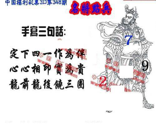 24348期: 福彩3D丹东全图分析