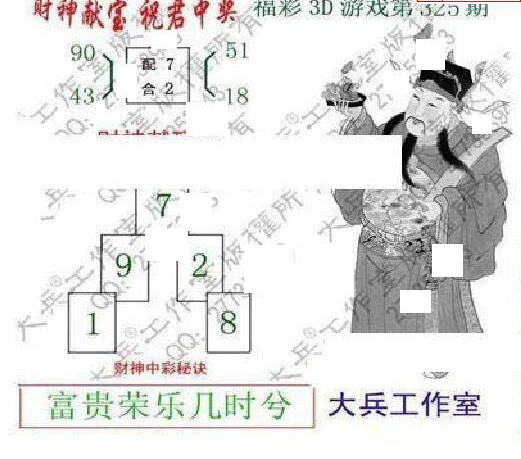 24325期: 大兵福彩3D黄金报图版