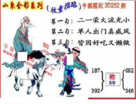 24252期: 福彩3D丹东全图分析