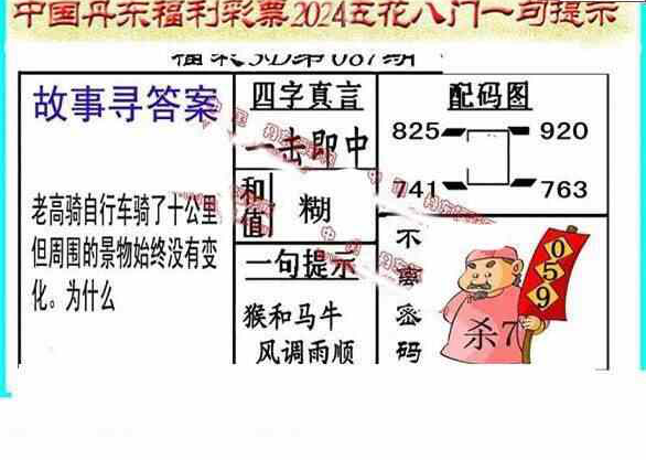 24087期: 福彩3D丹东全图分析