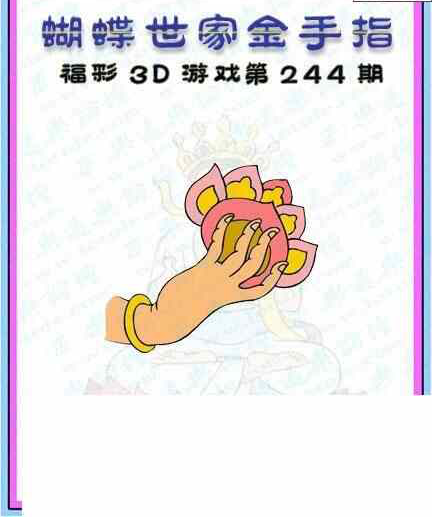 24244期: 3D蝴蝶世家蝴蝶彩图