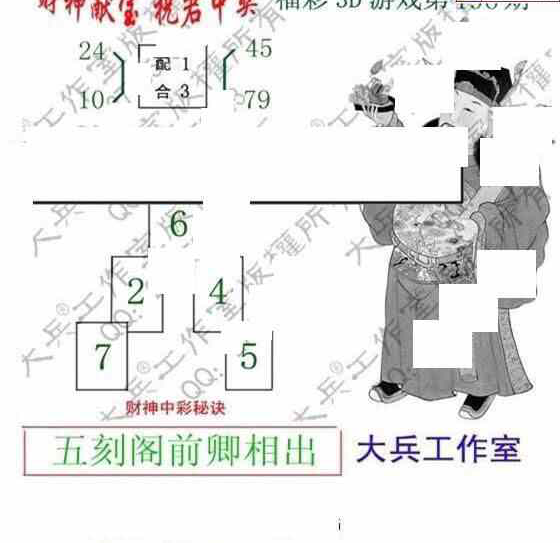 24196期: 大兵福彩3D黄金报图版